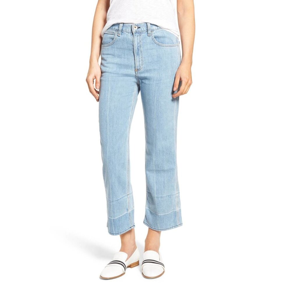 rag & bone/JEAN, Lou High Waist Crop Jeans, Tivoli, Size 32, NWT